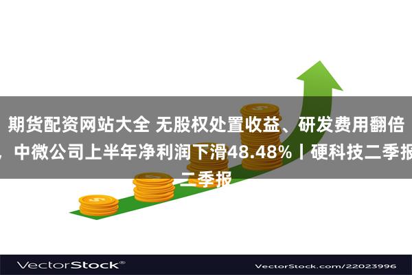 期货配资网站大全 无股权处置收益、研发费用翻倍，中微公司上半年净利润下滑48.48%丨硬科技二季报